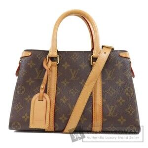 Louis Vuitton Soufflot Monogram Handbag Canvas